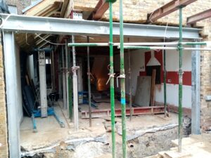 Goal post Box Frame Fabricated Steel Builders Beams