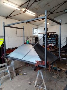 Fabricated Steel Hopper