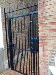 Steel Security Gate Welded with an inner gate and lock